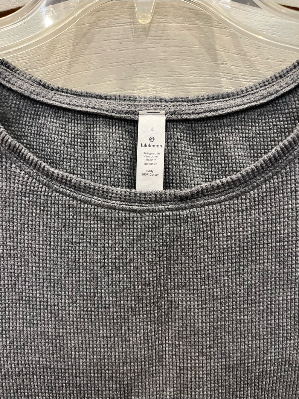 Lululemon Waffle Love Tee Size 4 - Picture 3 of 5